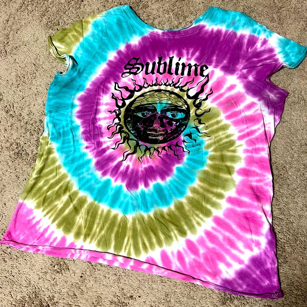 Torrid Plus size 2 Tie Dye Sublime graphic tee